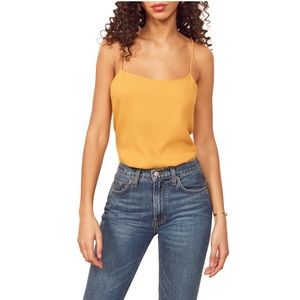 NWOT Reformation Marigold Atticus Camisole XL